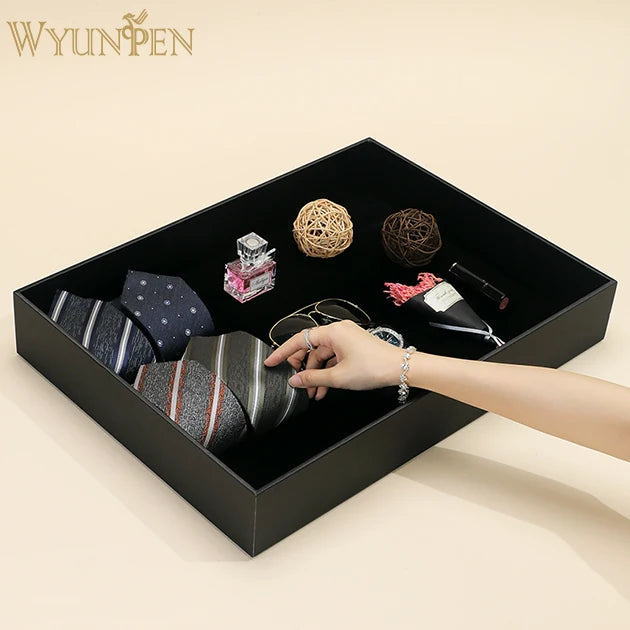 WYP Jewelry Container Box Bracelet Necklace Ring Earring Necktie Boxes Handmade Packaging Box