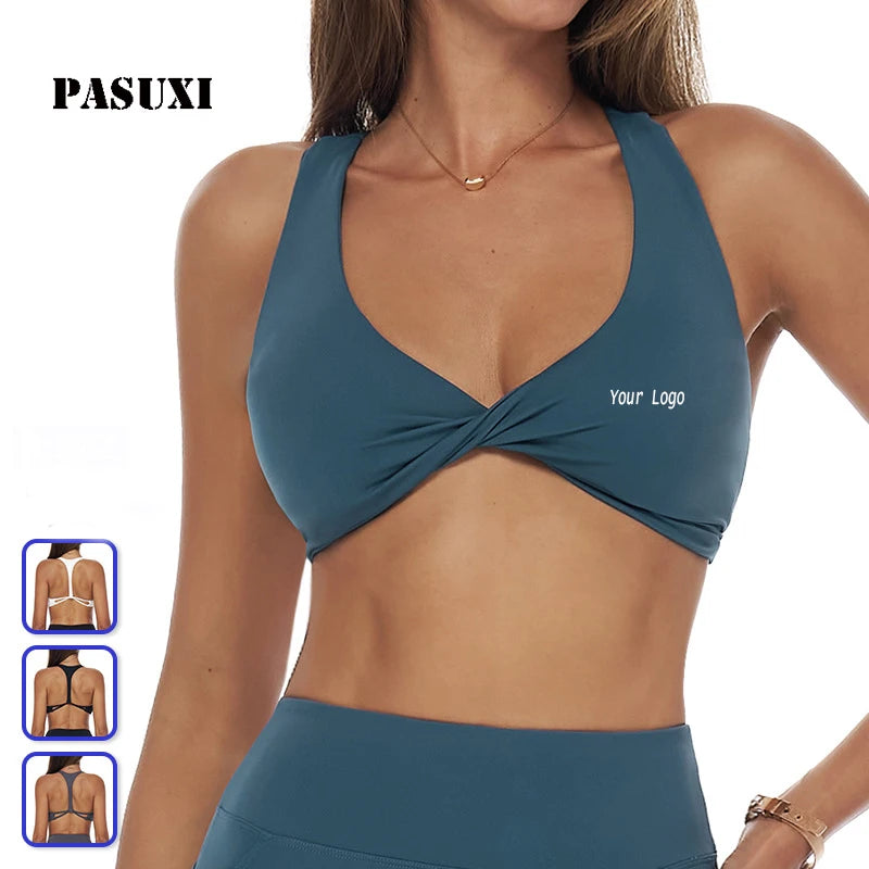 PASUXI Wholesale 4 Piece Seamless Yoga Set Women High Waist Leggings Fitness Bra Gym Clothes Quick Dry Workout Set Sports Suit