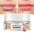 Organic Coconut Oil Day and Night Repair Sleeping Lip Balm Dry and Crack Lip Scrubs Exfoliator Cream