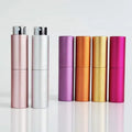Unique Mini Refill Travel 8ml Twist up Metal Spray Bottle Perfume Atomizer With Logo Printing