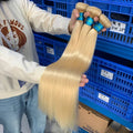 Wholesale 613 Hair Bundles 100% Human Hair Extensions Bundles Brazilian Top Quality Bone Straight Hair Bundles