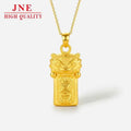 Gold Zodiac Golden Tiger Pendant Kuaishou and Douyin Same Style Gold-plated Lucky Tiger Pendant Necklace One Piece Dropshipping