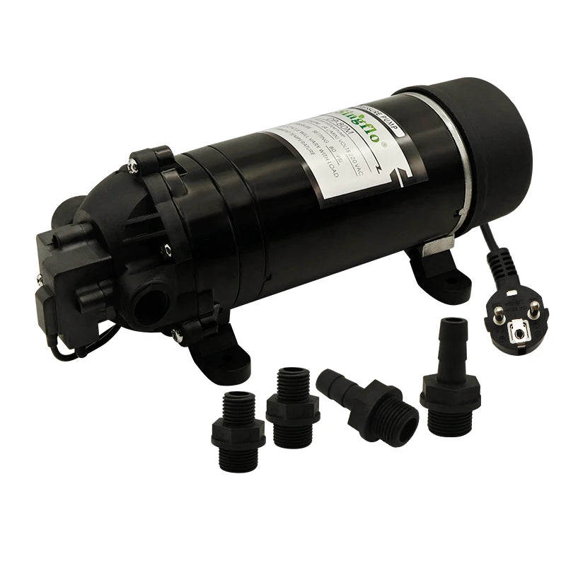 Singflo DP-80M High Pressure Pump Self-priming Water Pump 220VAC/4LPM/80PSI Electric Motor