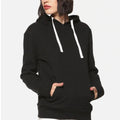 Women's Hoodies Casual Plus Size Thick Cat Ear Color Block Long Sleeve Zip-up Hoodie Sweatshirt Customizable