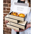 Custom Printing Design Bakery Box Packaging Pastel De Nata Box Egg Tart Box