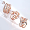 AU750 Engagement Wedding Rings  with Zircon18k Real Gold Jewelry Gold Rings for Women 18k Real Gold