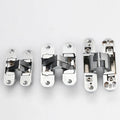 Zinc Alloy Concealed Door Hinges for Bookcase Kitchen Wardrobes Invisible Hinge 3 Way Adjustable 4mm Thickness Modern Design