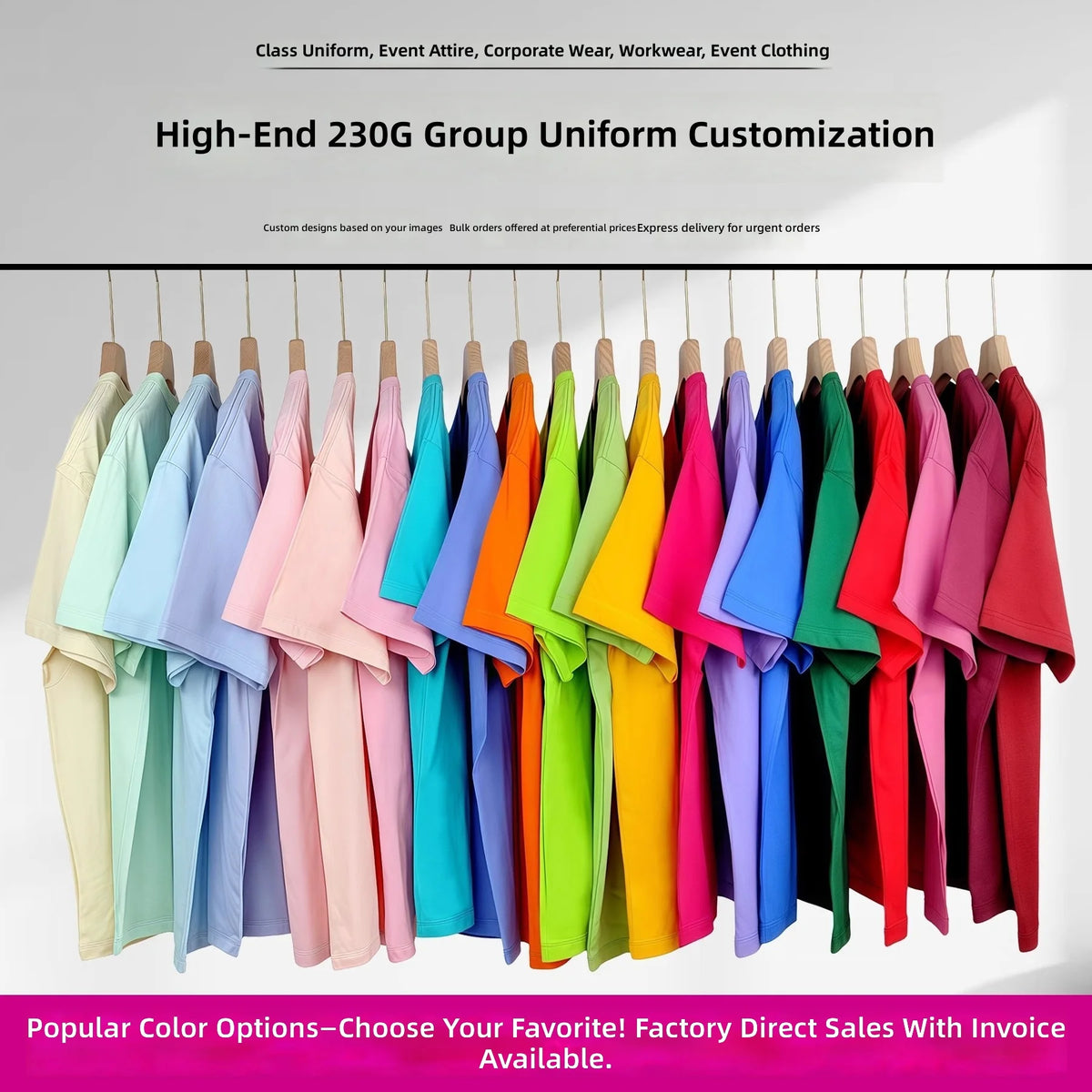 230 Grams Heavyweight Pure Cotton Short-sleeved Plain-colored Casual White T-shirt for Wholesale. Advertised Shirt with Logo. MegaBDM