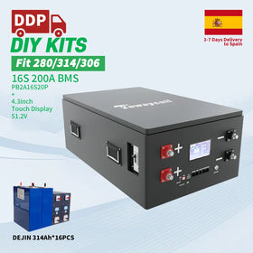 Manu Test --EU STOCK DEJIN 314Ah LiFePO4 Battery+DIY 16kWh Battery Kits+All Accessories+DDP 3-7Days Delivery to Spain