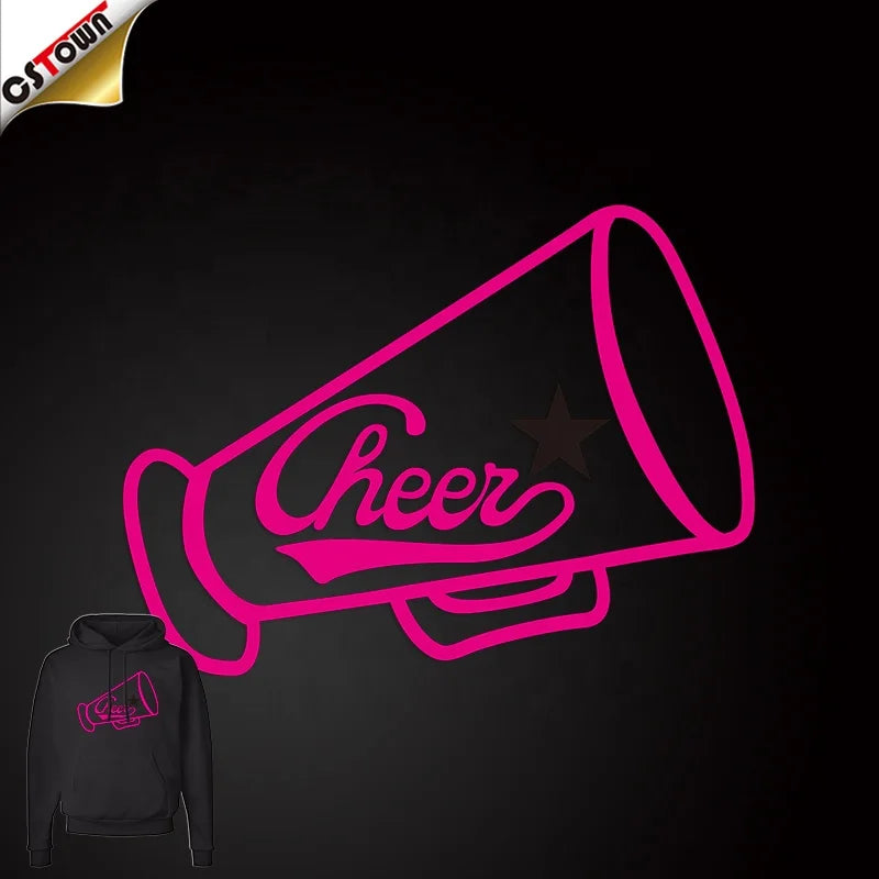 Low Quantity Order Custom Screen Print Heat Transfers Cheer Heat Transfers