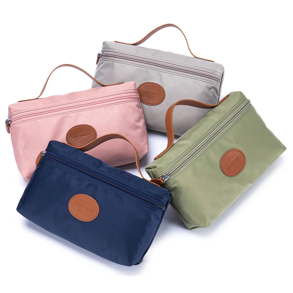SW Hot Sale Nylon Makeup Bag Lightweight Custom Logo Portable Cosmetic Bag for Travel Makeup Pouch Multifunctional Toiletry Bag