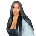 24 Inches Ready-to-Wear Glueless Human Hair Wig with Transparent Lace Closure Long Length Preplucked Natural Hairline for Women