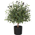 Artificial Topiary Ball Olive Tree Boxwood Topiary Ball Potted Bushes Potted Plants for Garden Home Porch Party Decoration