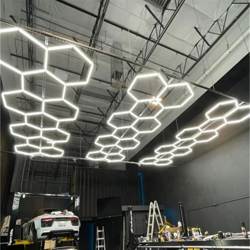 Factory Sale Honeycomb LED Light and Ceiling Light Adjustable Hanging Wires for Versatile Use Led Lights