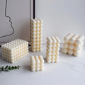3D geometric Rubik's Cube series aromatherapy candle silicone mold DIY magic ball perfumed plaster hand soap cake mold