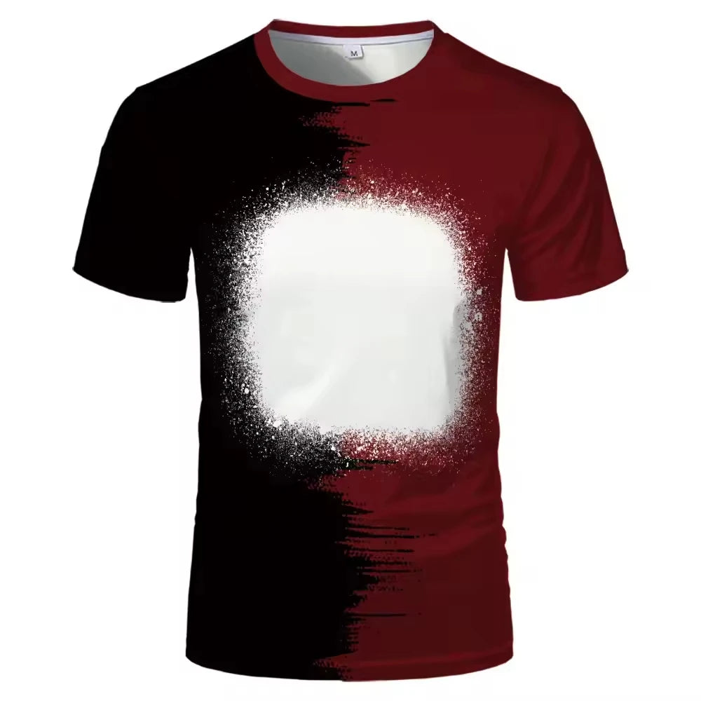 Blank T-shirts Screen Print Distressed Embroidery Multi Technics T Shirt for Men T-shirt for Men