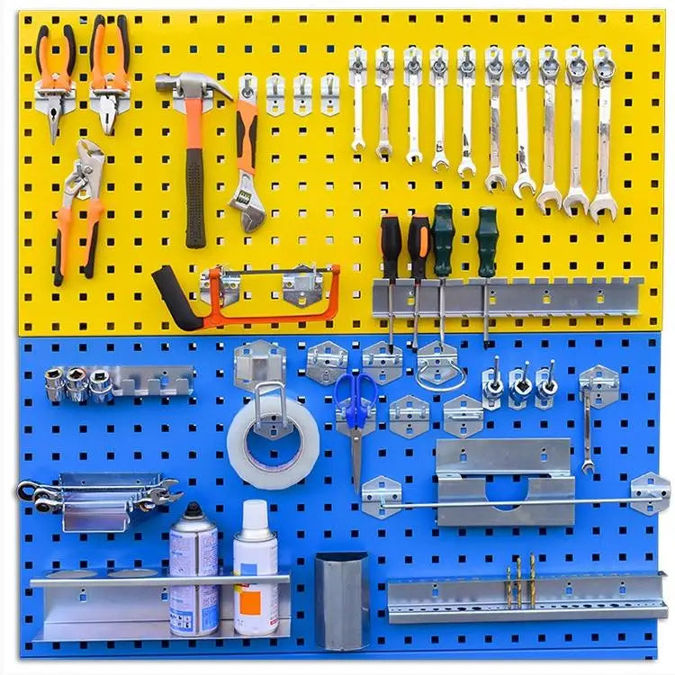 1000*500mm1.4mm Office and Studio Metal Pegboard Industrial Wall Organizer for Tools and Accessories MegaBDM