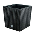 Rato 64 liter pot with planting cup in anthracite color 40 x 40 x 41 cm.