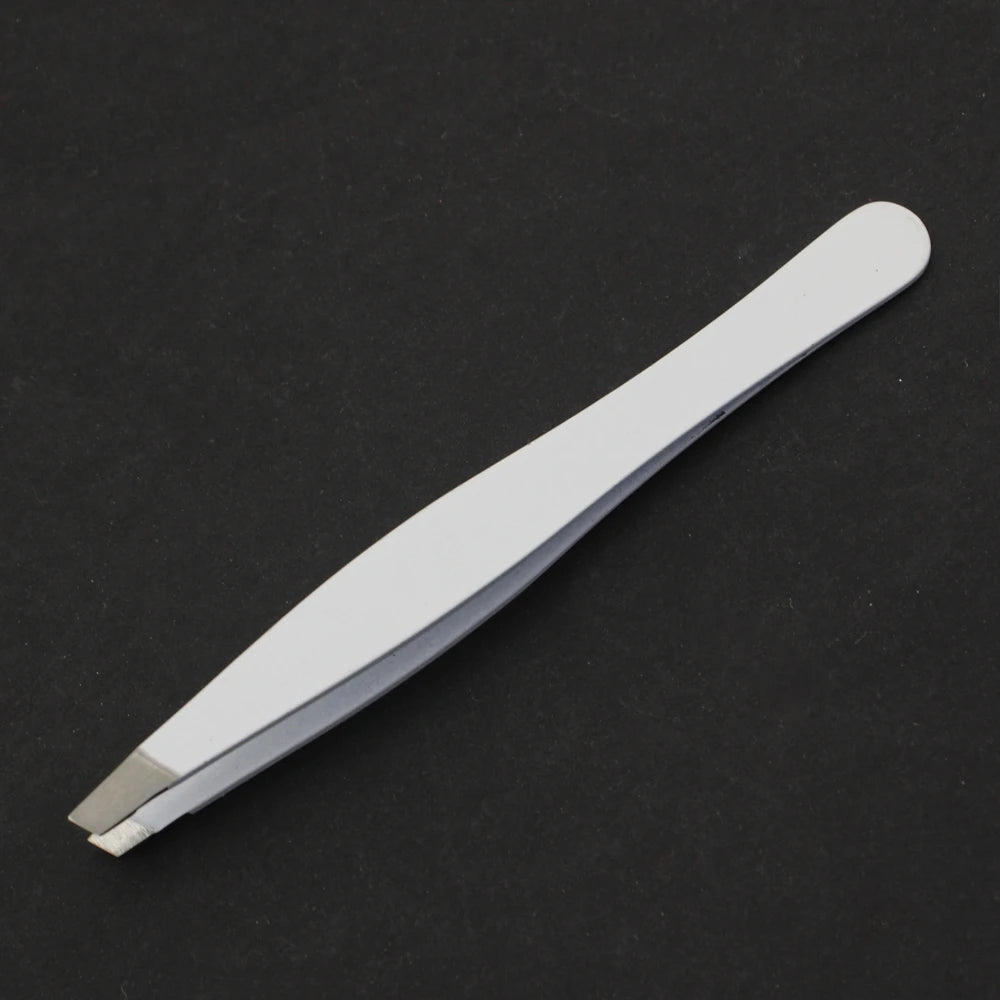 High Quality Custom Logo Eyebrow Tweezers Professional Wholesale with Pointed Stainless Steel Eyelash Tweezers