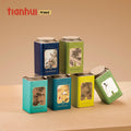 Tianhui Custom Printed Luxury Food Grade Coffee Bean Square Box Airtight Coffee Tea Canister Degassing Valve Seal