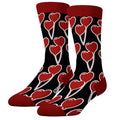 Pair of Lucky Socks long socks balloon and heart design sizes 41-46