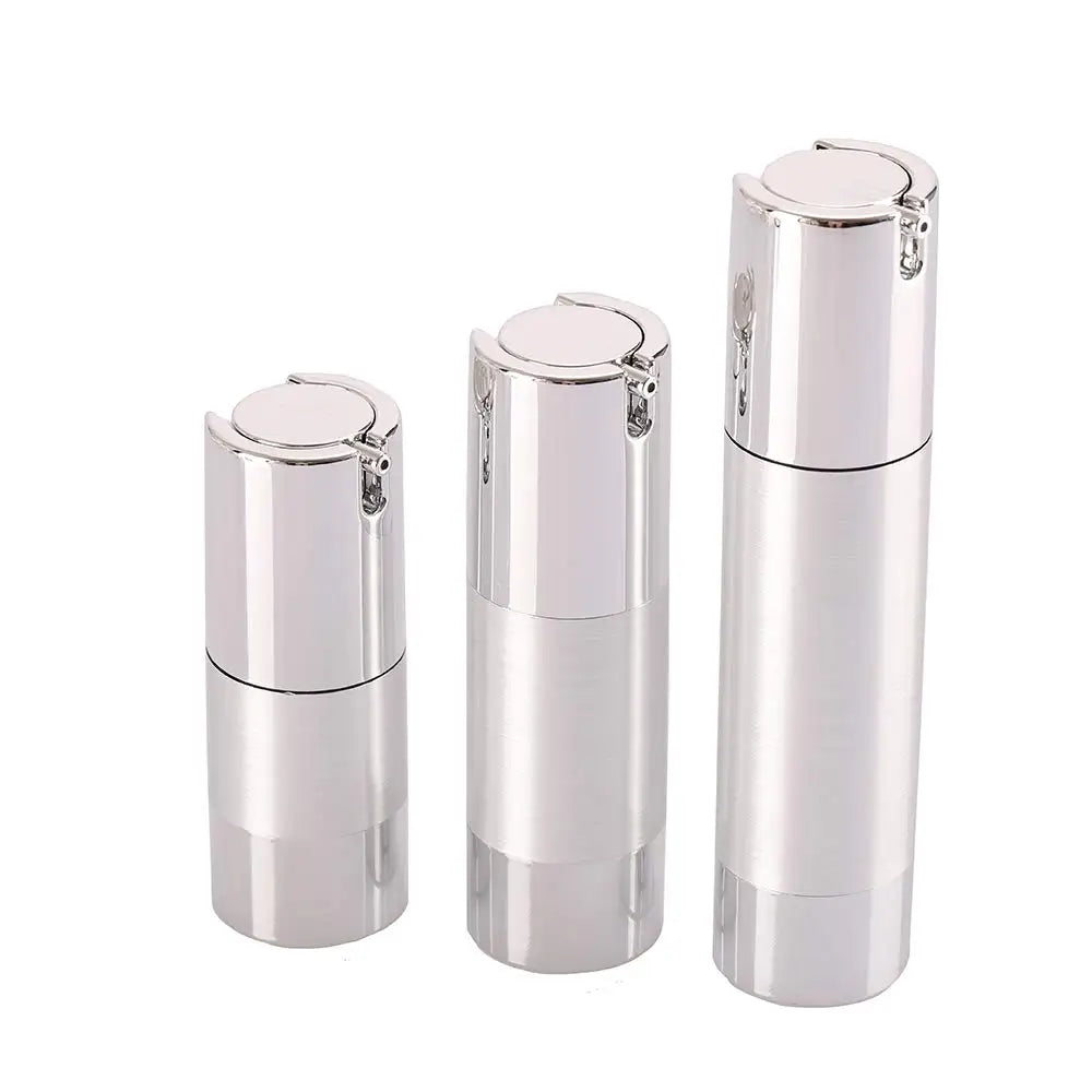 Stock 100ml Empty Amber Plastic PET Travel Bottle with Black Flip Top Cap