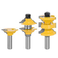 1/2 Shank Entry Door Router Bit Set Matched Milling Cutter for Woodworking Door Frame Tenon and Knives