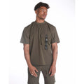 Imperio Shop Men's Negro Size S Casual Comfortable Fashionable Breathable O-Neck Short Sleeve Regular Fit T-Shirt Zippered
