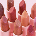 Support Custom Logo Shinny Glitter Shimmer Lip Stick High Pigment 10 Colors Rouge Waterproof Long Lasting Lipstick Lip Makeup