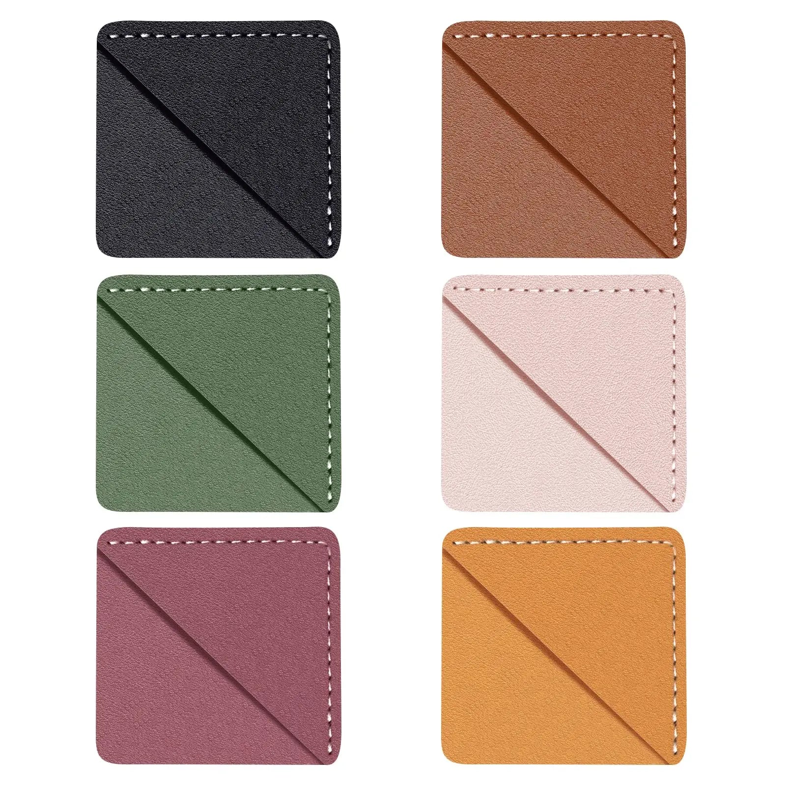 Wholesales Personalised Corner Bookmark Leather Bookmarks with for Student
