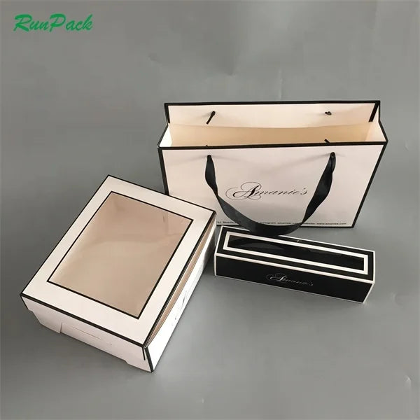 Bakery Cake Packaging Box Disposable Paper Boxes for Afternoon Tea Cakes Luxury Wholesale with Handle