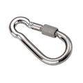 Multifunctional Stainless Steel Spring Snap Hook Carabiner With Screw Lock for Bottle or Small Bag
