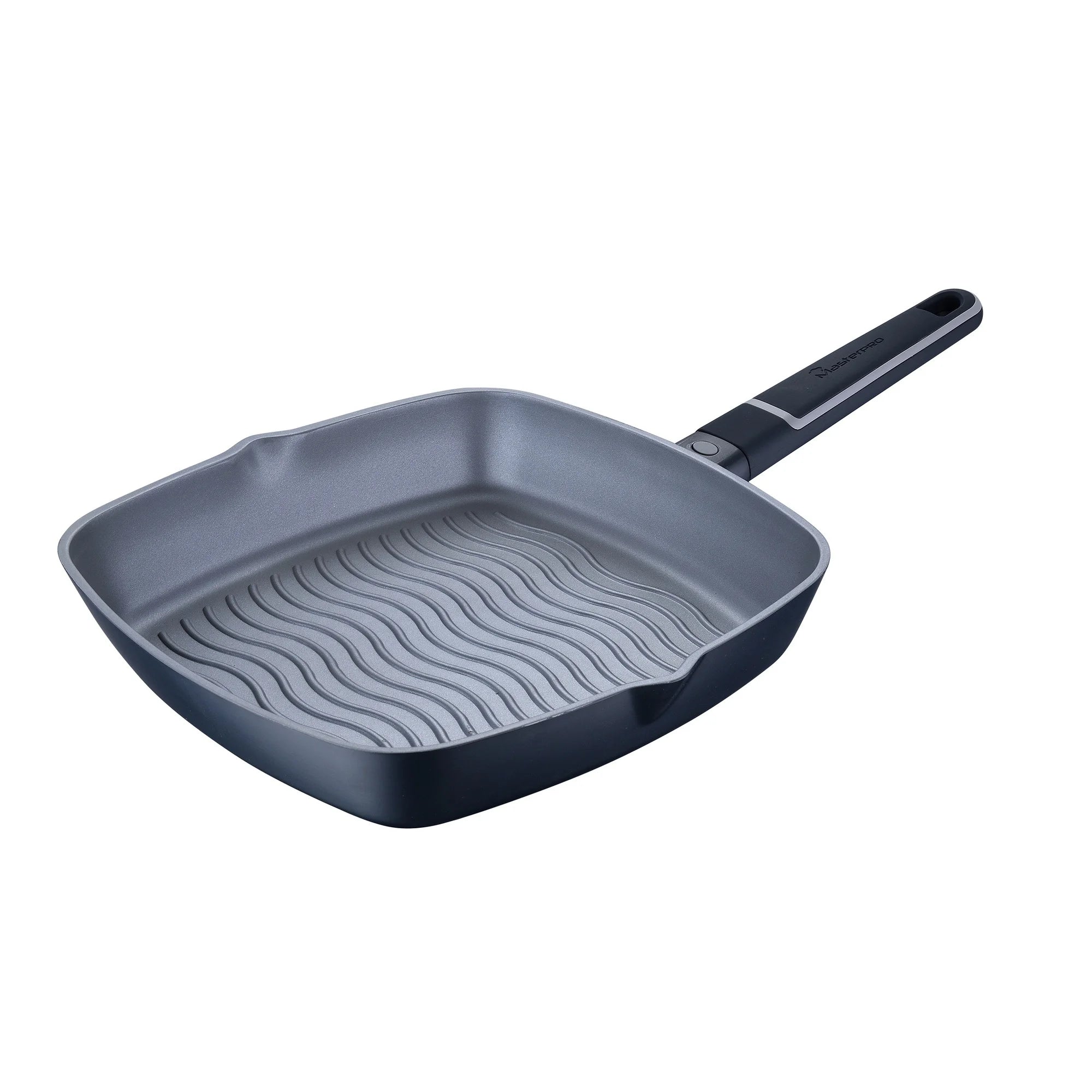 INDIGO MasterPRO Cast Aluminum Grill Pan 28x5.5cm suitable for induction