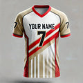 High Quality Customizable V-Neck Soccer Top for Men Breathable Adult Size with Name Printing OEM Service for Club Teams