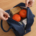Aluminum Foil Insulated Lunch Bento Bag for Kids Waterproof Nylon Cartoon Pattern Bento Bag for Working Travel Camping