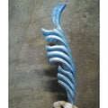 280x70mm Components Elements Wrought Iron Leaves for Staircase Railing Handrail Balcony Balustrade Gate Fence Parts