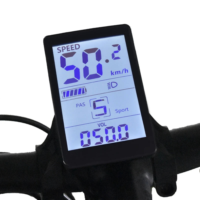 Smart Digital Odometer Applicable to UART2 LCD Electric Bicycle Computer Outdoor Riding Speed Sensor Bike Speedometer MegaBDM