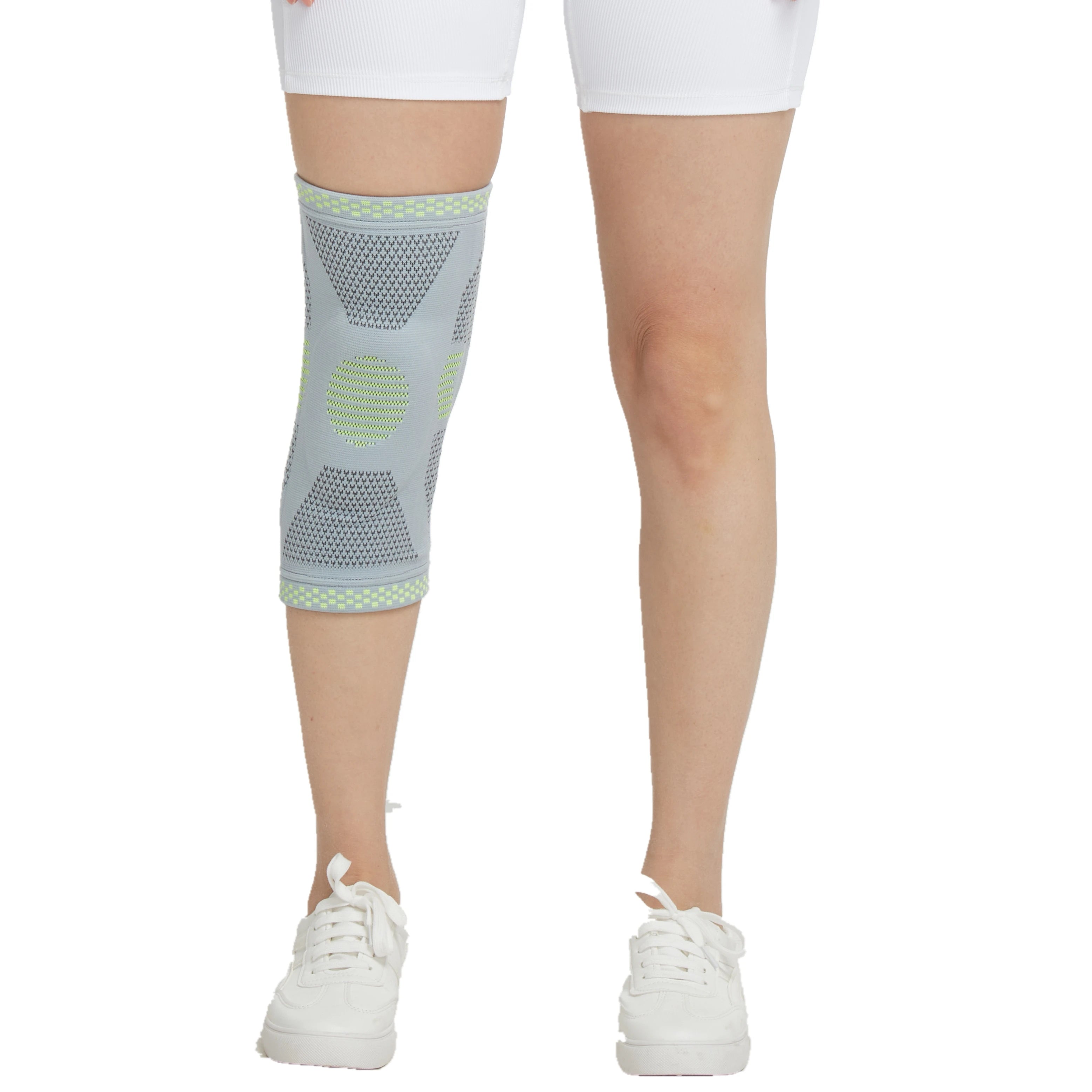 Eco friendly athledict knee brace compression knee sleeve 3d weaving knee brace breathable sleeve