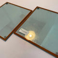 Industrial Commercial Hotel Usage Insulating Glazed Window Door Low-E Tempered Double Pane Glass Hollow Structure Triangle