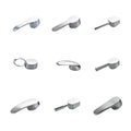 Universal Shower  Wok Range Beer Long Modern Contemporary  Zinc Casting  Faucet Handle for the Disable