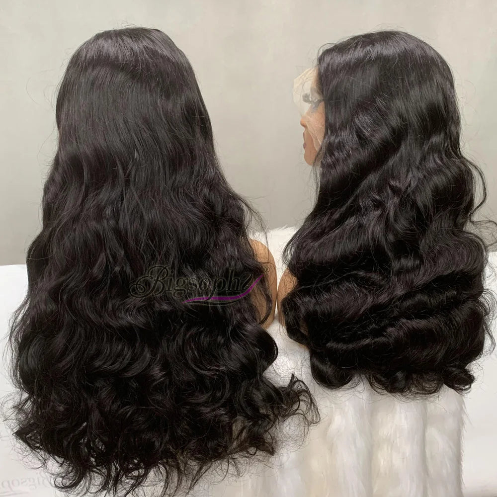 Vietnam Export Products SDD Curly Hair 13*4 Super Double Drawn Ocean Wave Wig Human Hair Cuticle Aligned Virgin Hair Vendor