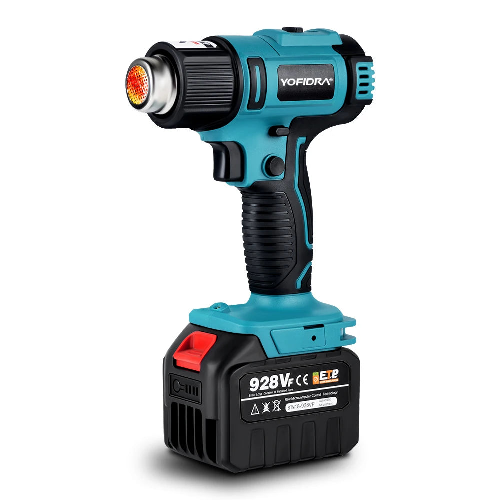 1000W Cordless for with 6 Gears LED Temperature Display 18V DIY for Makita Battery