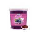 KEIFU 3.2kg Grape Popping Boba Pearl Juice Instant Bursting Bubble Tea Drink Topping OEM/ODM Bottle Packaging HALAL/HACCP/ISO
