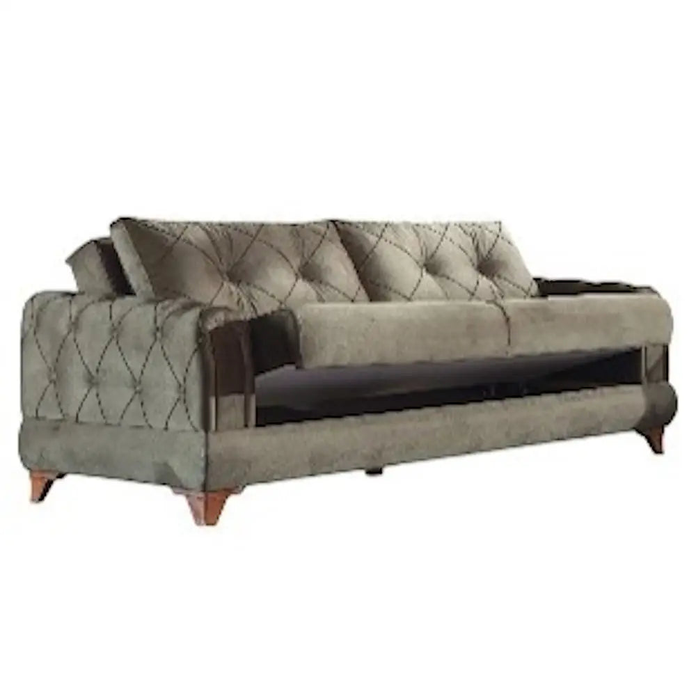 Best Seller DOSIN Chesterfield Italian-Style Modern Three Seat Sofa Set Wood Villa Hospital Apartment Workshop Living Room