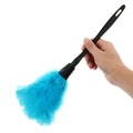 Cheap Royal Eco-Friendly Reusable Handheld Natural Dyed Blue Color Turkey Feather Duster for Cleaning Supplies Home Car Office