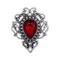 Hollow Pattern Diamond Gem Brooch Suit Retro Badge Collar Pin Clothing Accessories