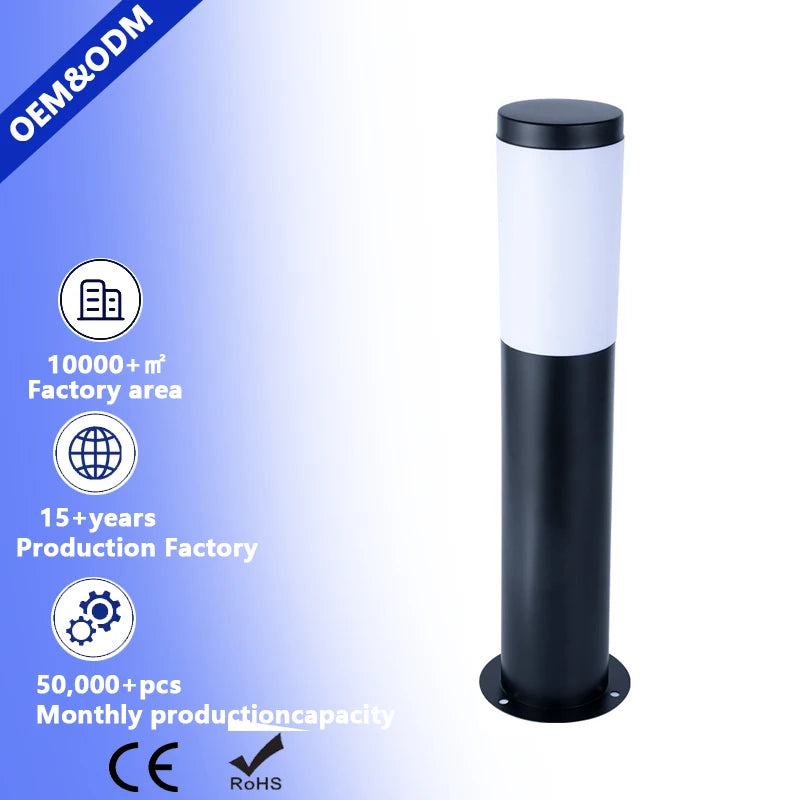 Driveway Post Decoration Pillar Electric Outdoor Waterproof Solar Panel Led Garden Light