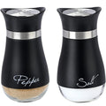 Excellent Quality 4oz Kitchen Custom Glass Spice Bottle Salt Shaker Pepper Shakers Stainless Steel Salt and Pepper Shakers