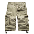 Factory Wholesale Summer Men's Oversized Loose Cargo Shorts 5-Inch Inseam Outdoor Casual Multi-Pocket Shorts for Big and Tall
