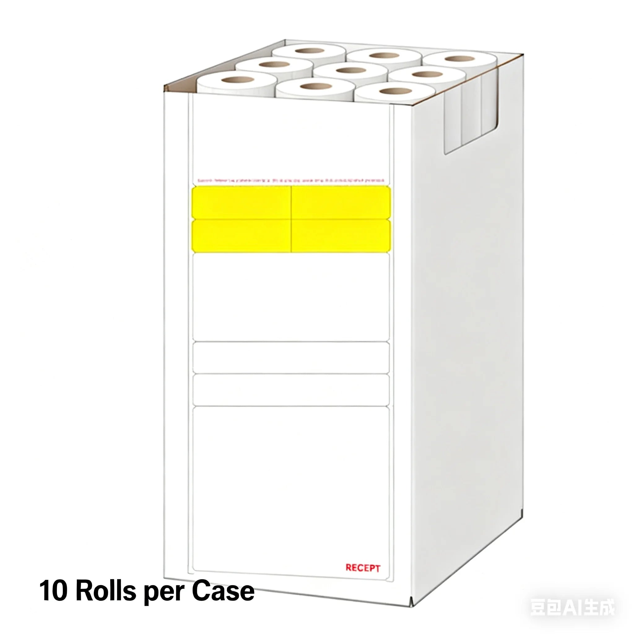 Custom Direct Thermal Label - 3.25" X 6.375"